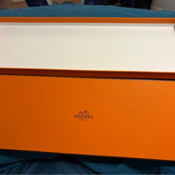 Hermes Red and Yellow Geometric Tie - Picture 10 of 16